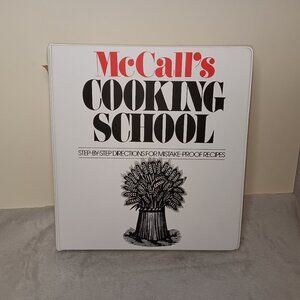 Vintage 1984 McCall's Cooking School Cookbook, Volume 2; Tons of photos!